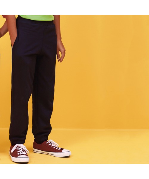 Plain Kids cuffed sweatpants Awd Is 280 GSM